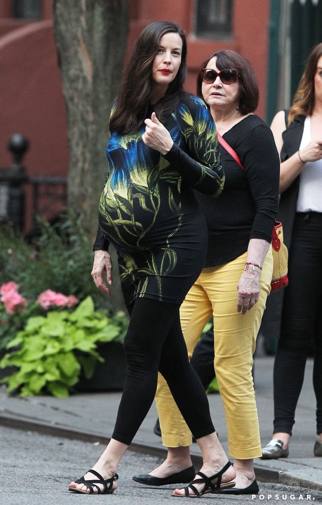 Steven Tyler and Liv Tyler Out in NYC June 2016