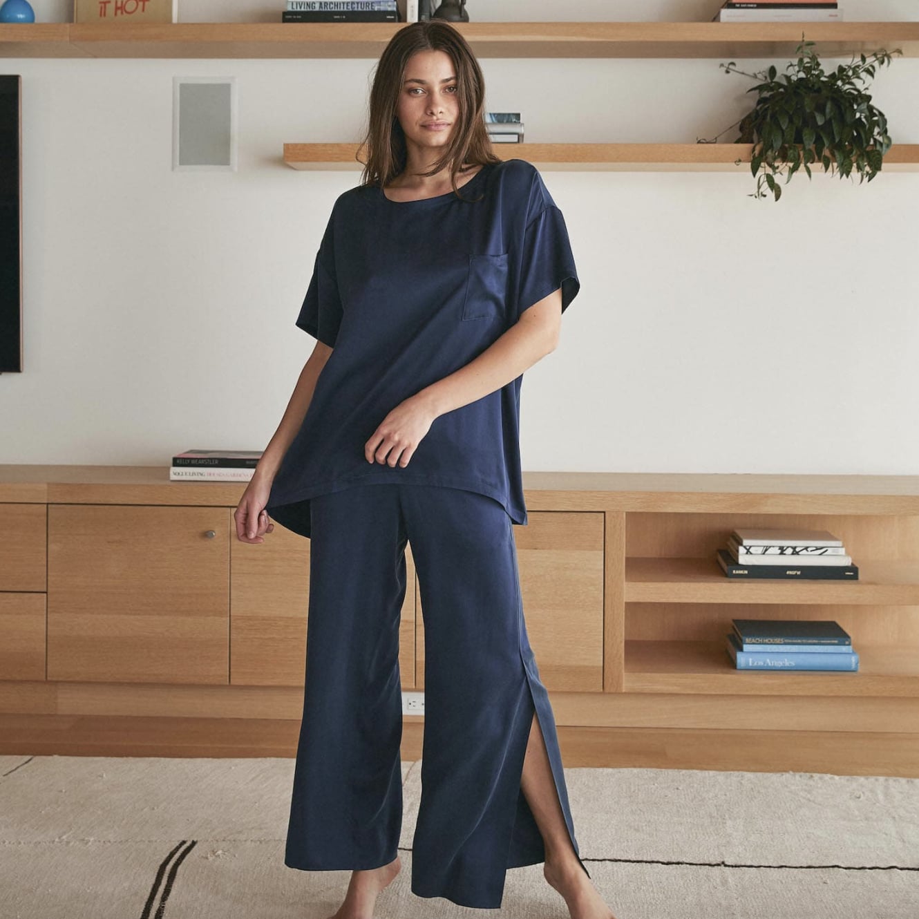 Something Silk: Lunya Washable Silk Tee Pant Set | 23 Thoughtful Gifts For  Nannies and Babysitters | POPSUGAR Family Photo 23