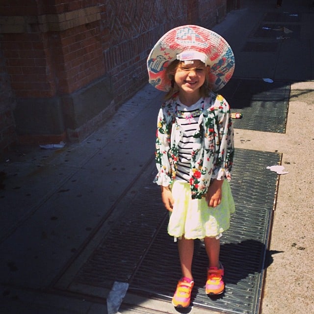 According to Busy Philipps, sometimes you just have to let your kids dress themselves — as Birdie Silverstein did here. 
Source: Instagram user busyphilipps