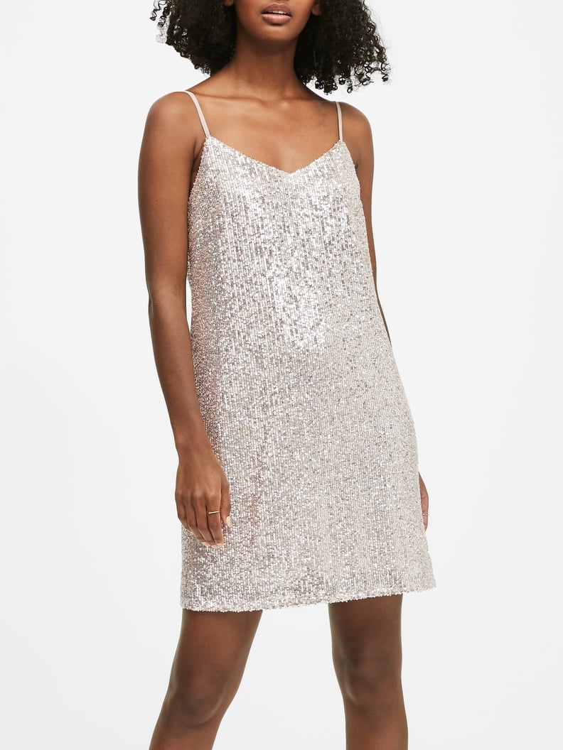 Sequin Slip Dress