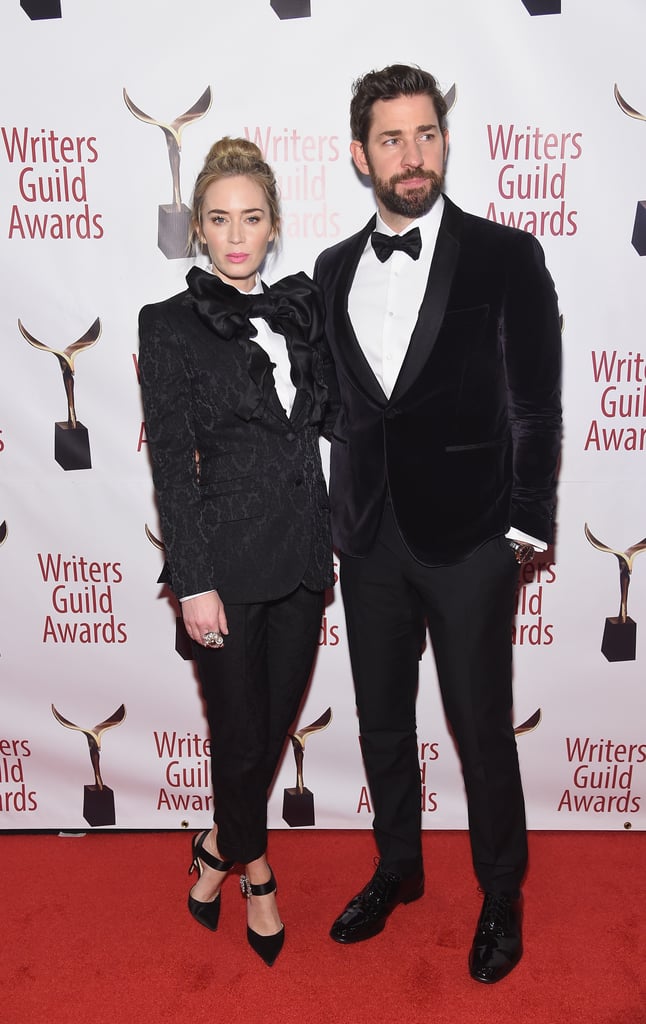 Emily Blunt and John Krasinski in Matching Tuxedos 2019