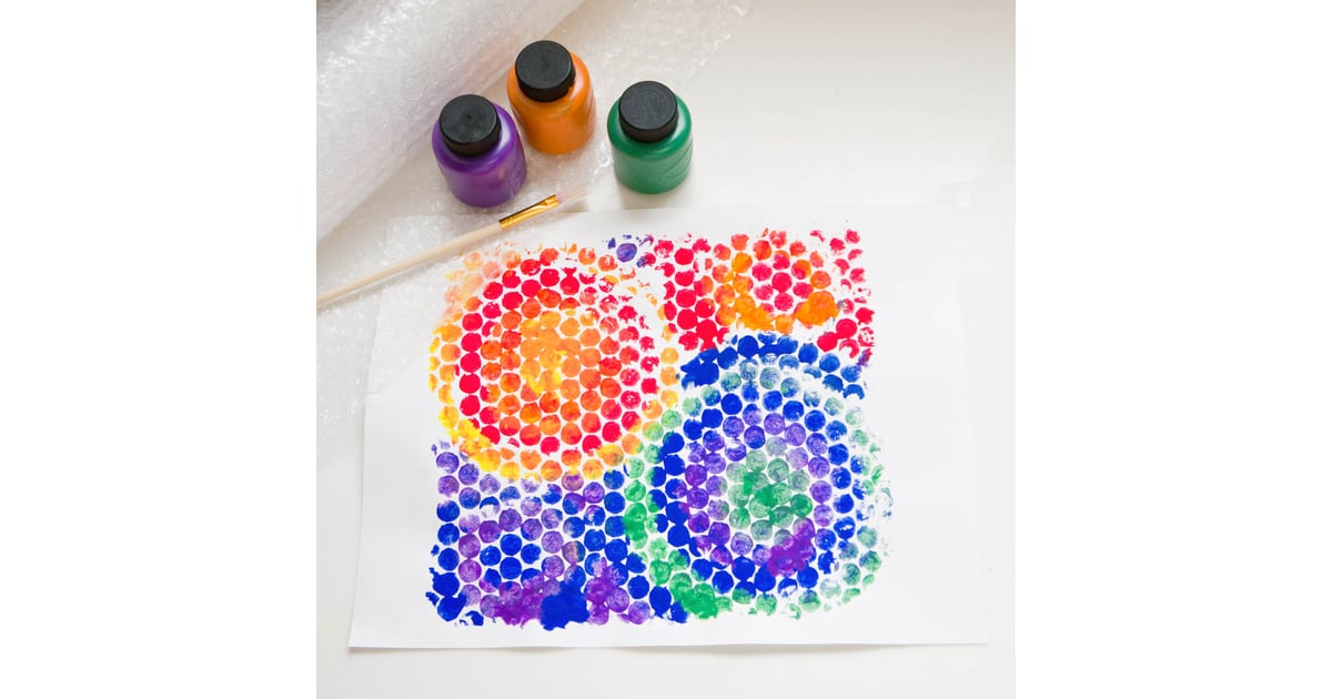 Bubble Wrap Painting Popsugar Family