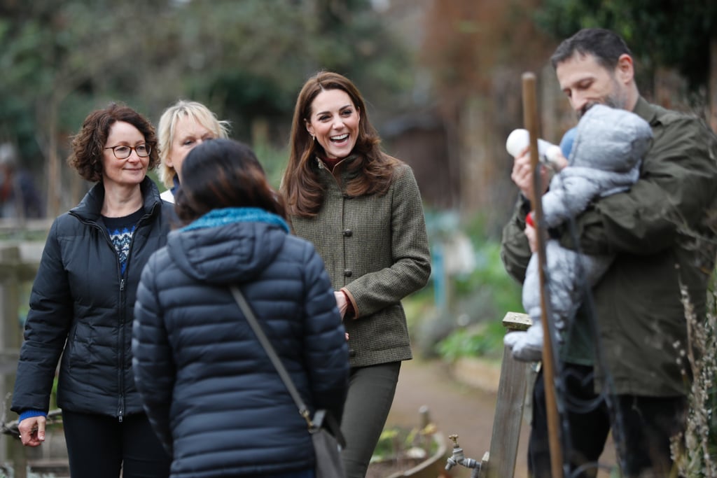 Kate Middleton Visits King Henry’s Walk Garden January 2019