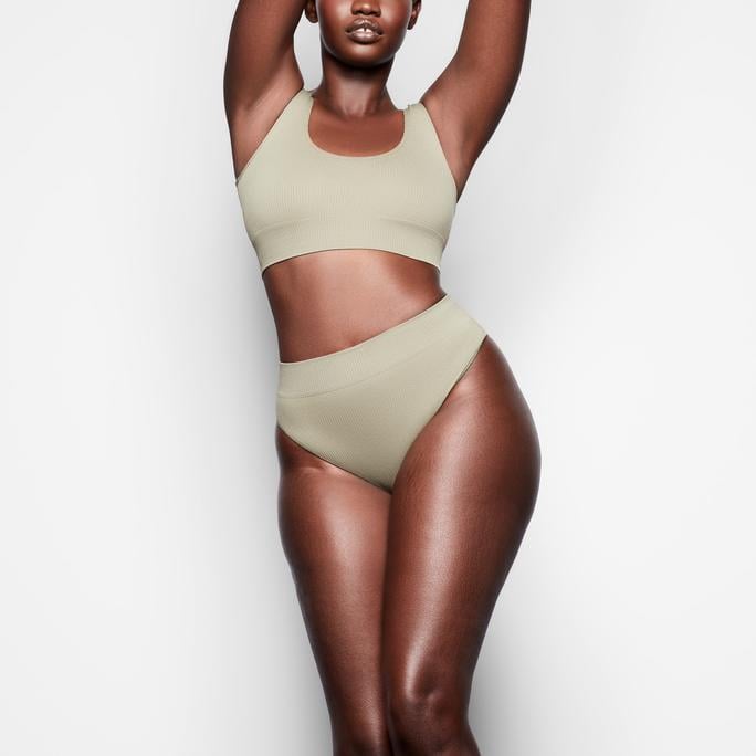 Kim Kardashian's Skims Stretch Rib Set Editor Review