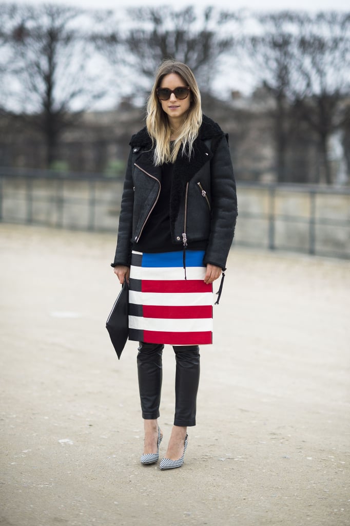 pants with skirt on top