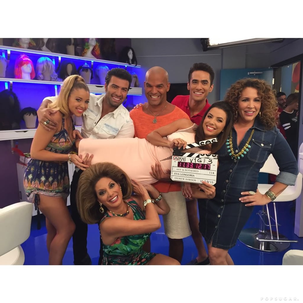 Eva Longoria on the Set of Telenovela