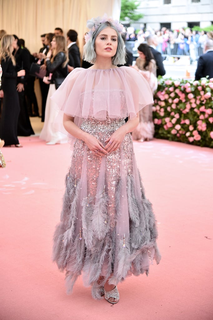 Lucy Boynton's Blue Hair at the 2019 Met Gala