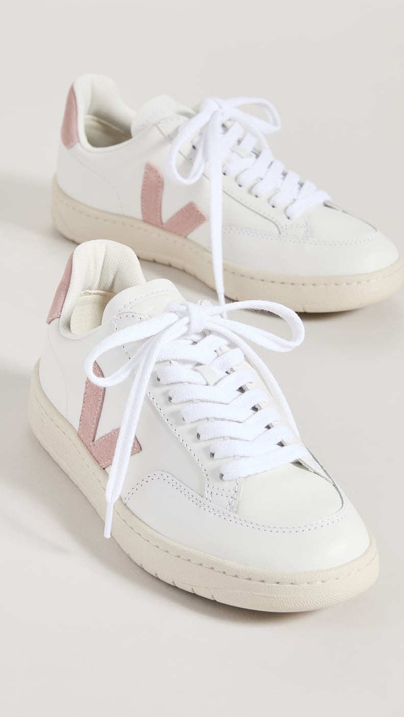 Classic White Sneakers: Veja V-12 Sneakers