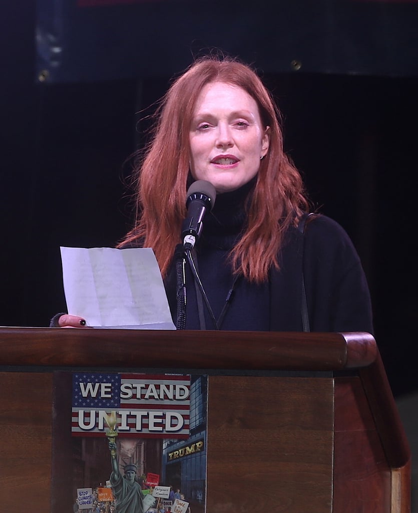 Celebrities at the We Stand United NYC Rally January 2017