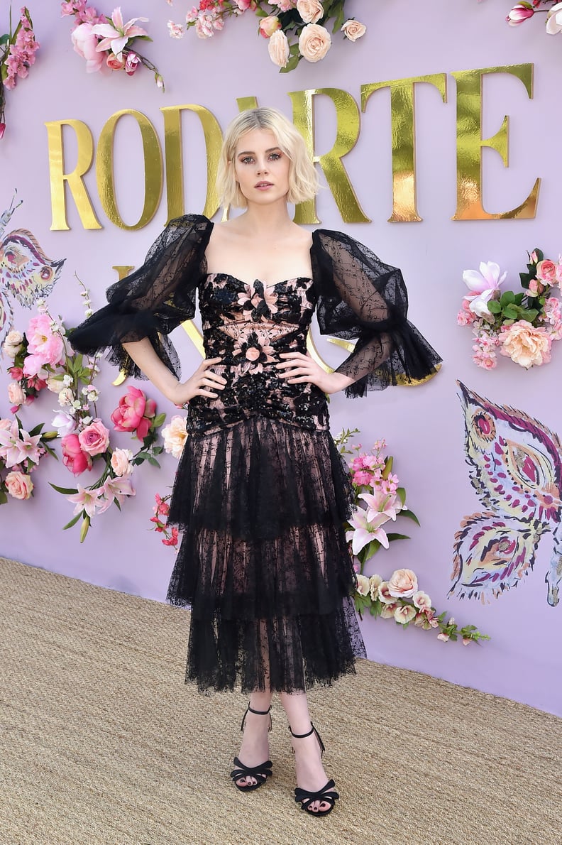 Lucy Boynton at the Rodarte FW/19 Runway Show