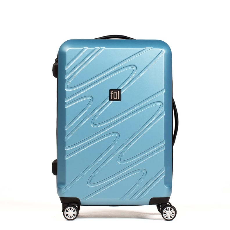 Ful 25-Inch Scribble Hardside Spinner Suitcase in Carolina Blue