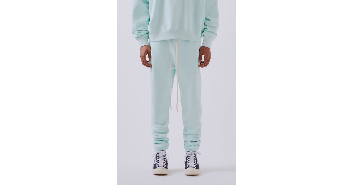 fear of god essentials sweatpants brown
