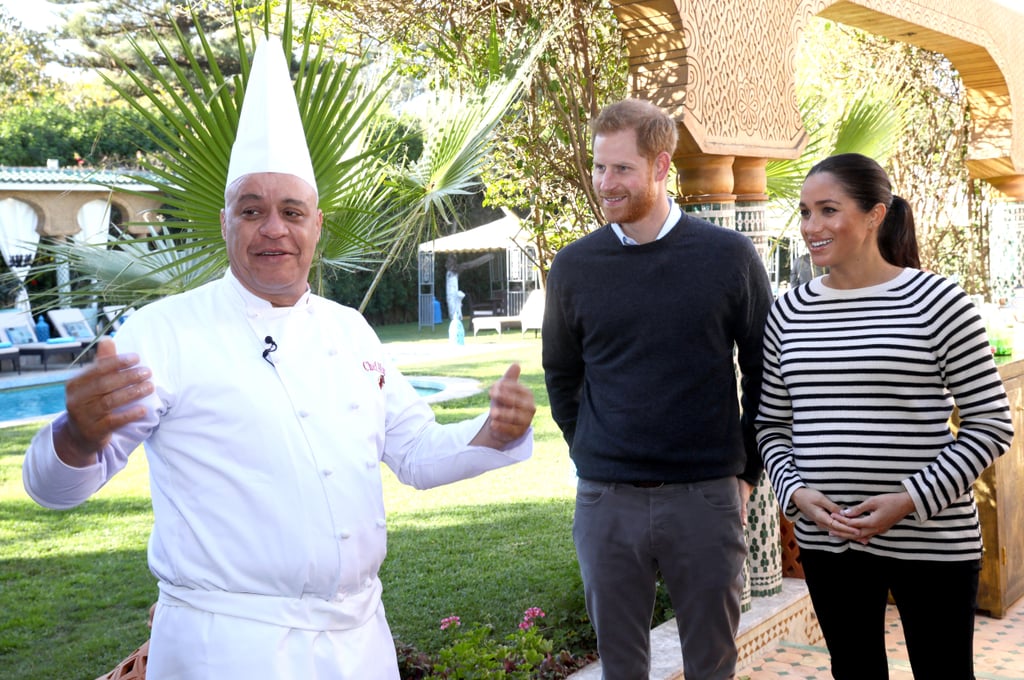 Meghan and Harry With Horses on Morocco Tour February 2019