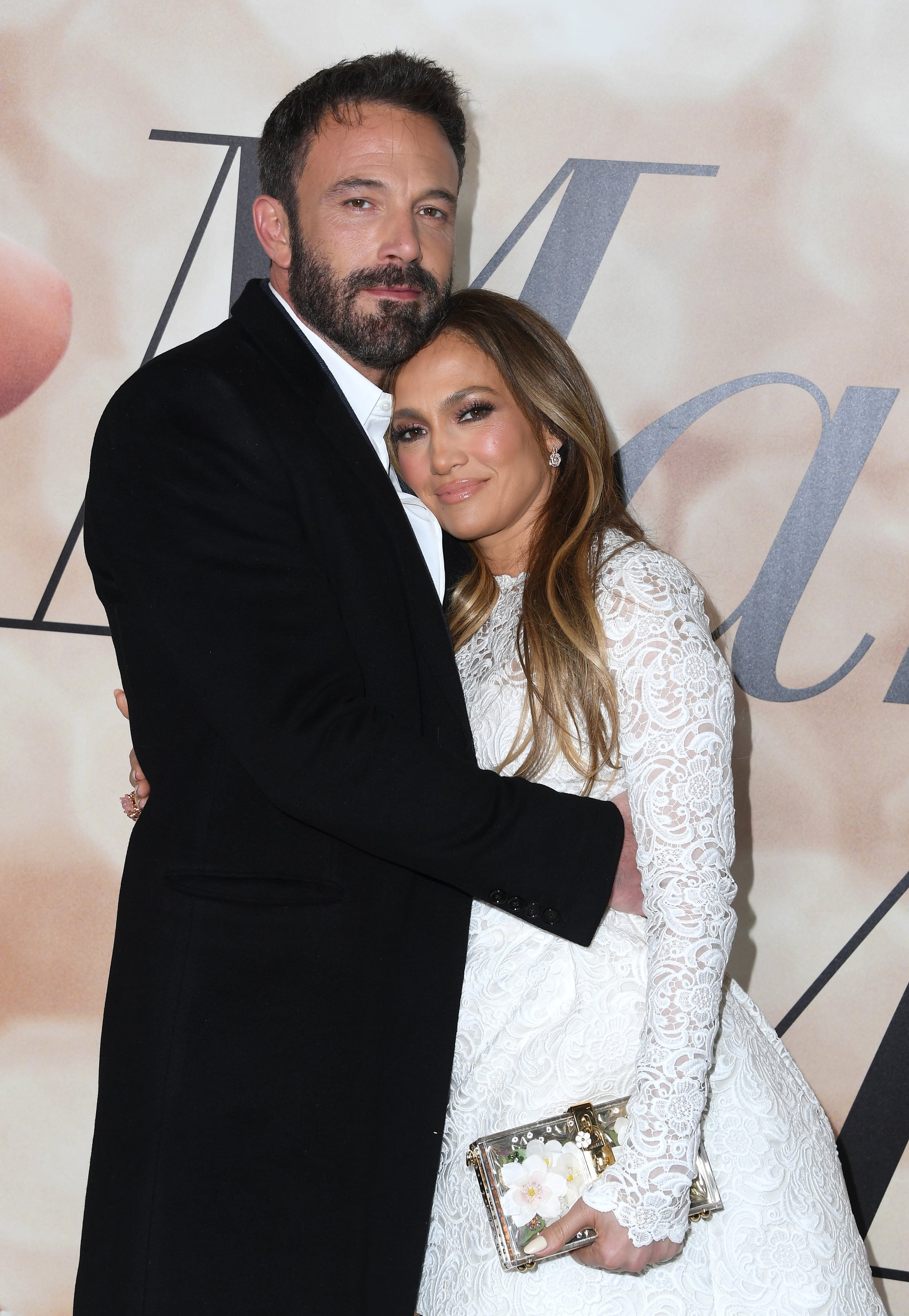 LOS ANGELES, CALIFORNIA - FEBRUARY 08: Ben Affleck and Jennifer Lopez  arrive at the Los Angeles Special Screening Of 