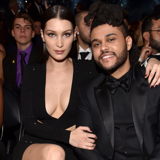 The Weeknd and Bella Hadid at the Grammys 2016