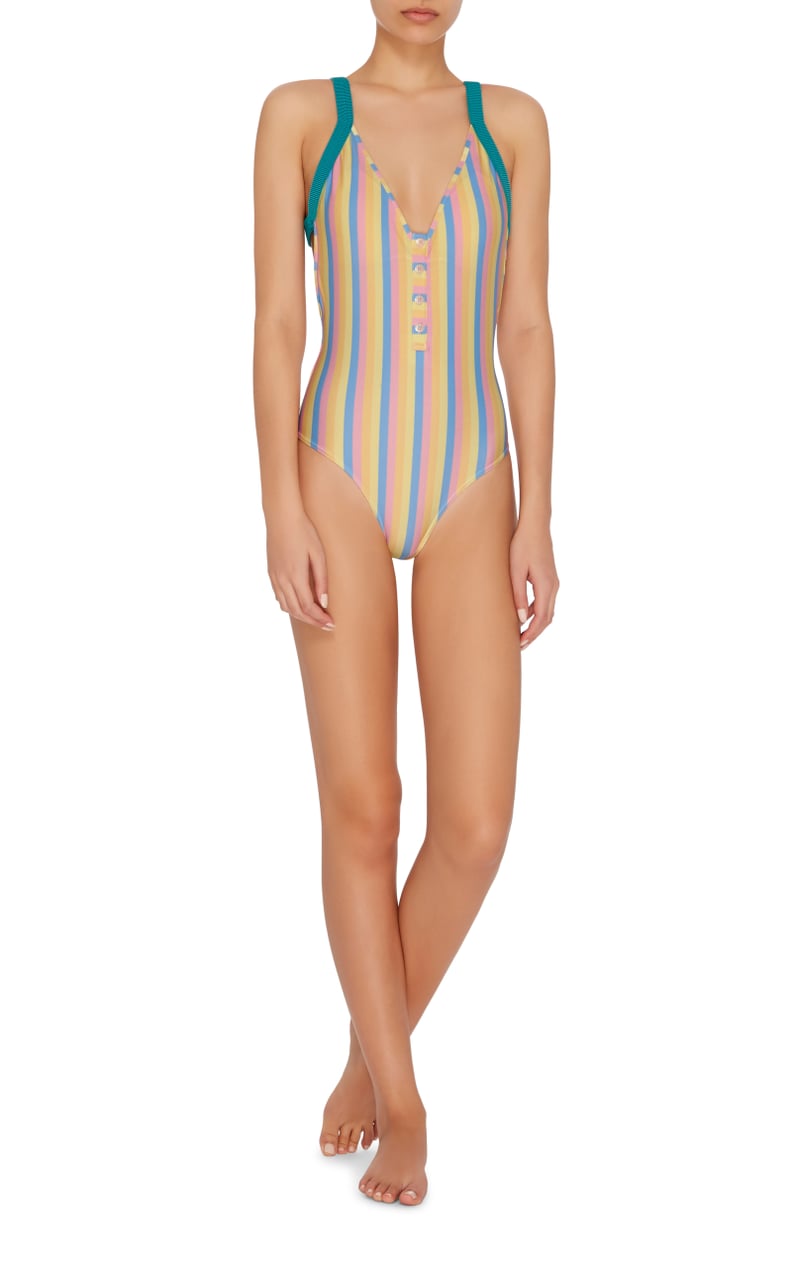 Rye Bizz Striped Swimsuit