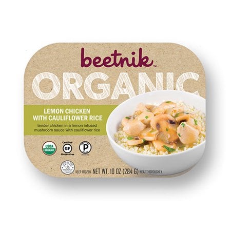 Beetnik Organic Lemon Chicken With Cauliflower Rice Best Keto Food