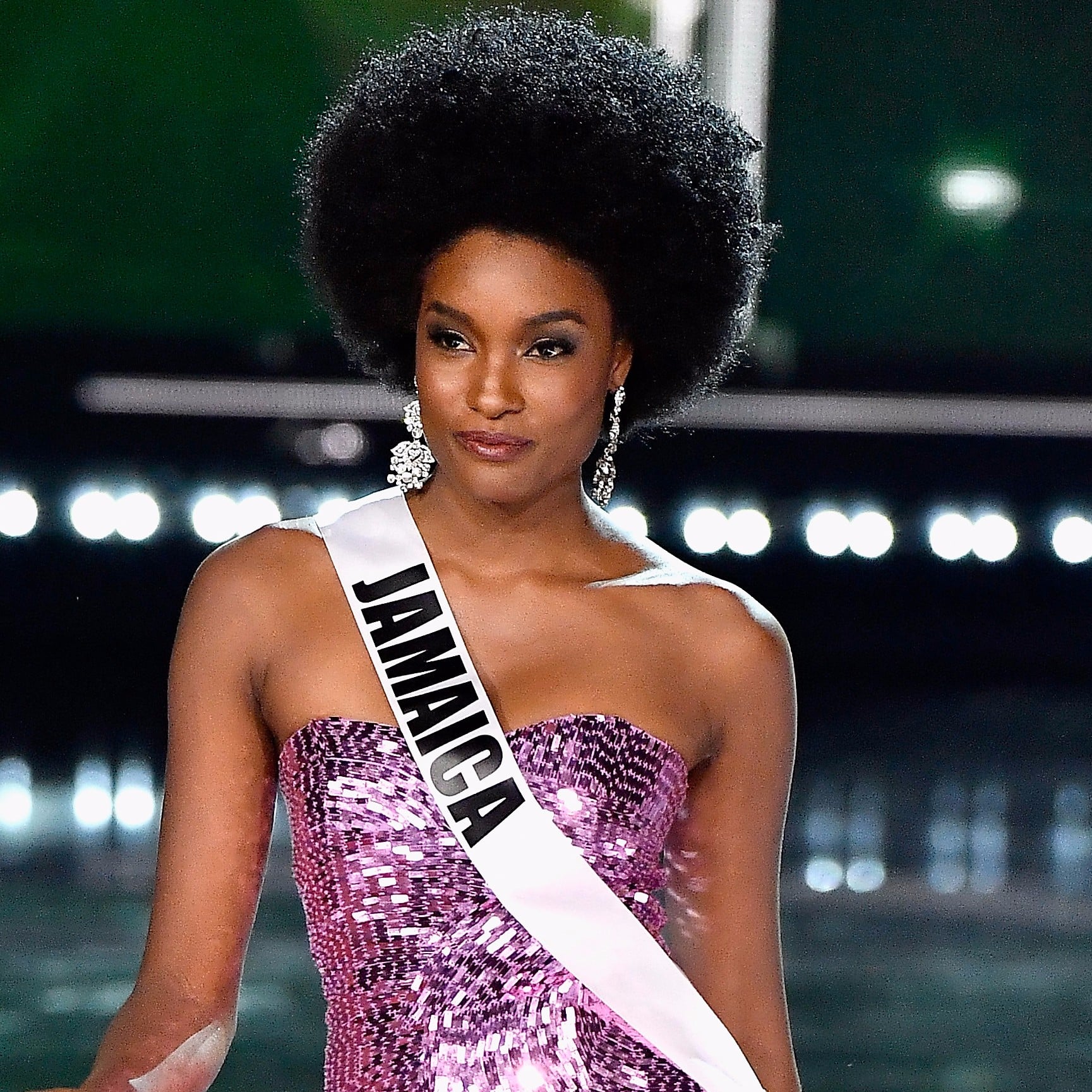 Miss Jamaica Davina Bennett Afro Miss Universe 2017 Popsugar Beauty