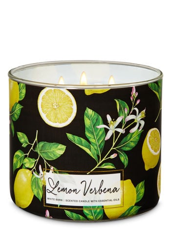 Bath and Body Works Lemon Verbena 3-Wick Candle