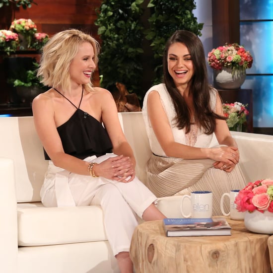 Mila Kunis Kristen Bell on The Ellen DeGeneres Show May 2016