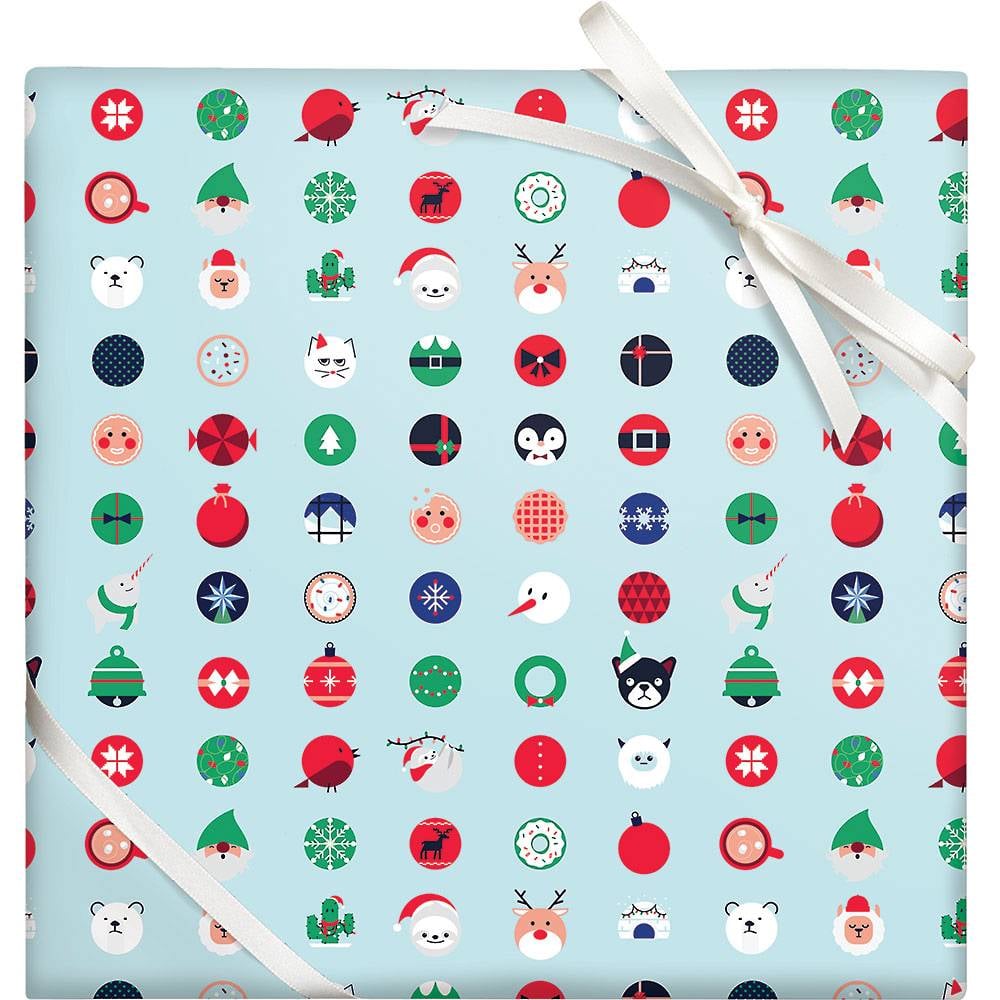 Christmas Icons Wrapping Paper