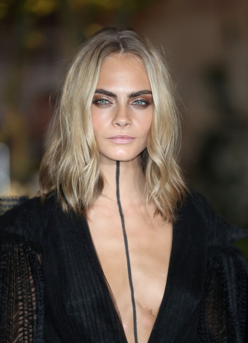 Cara Delevingne's Ashy Blond Waves, 2016