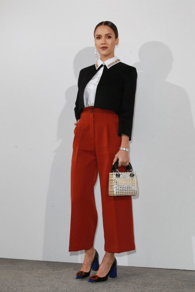 Jessica Alba at Dior Fashion Show Fall 2016