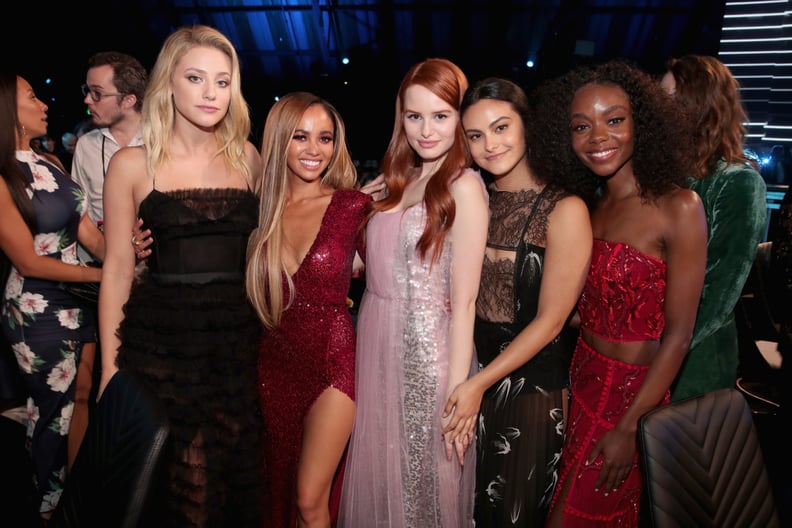 Lili Reinhart, Vanessa Morgan, Madelaine Petsch, Camila Mendes, and Ashleigh Murray