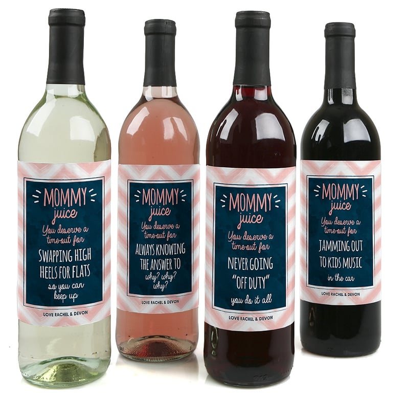 Personalized Wine Bottle Labels For Moms