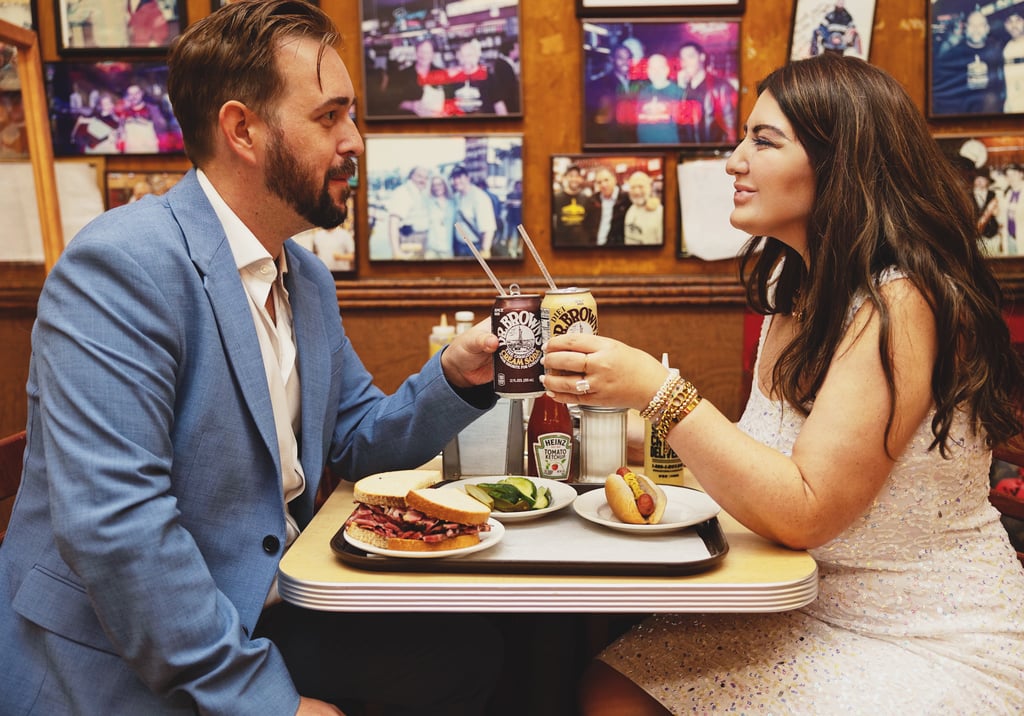 See This Couple's Engagement Shoot at Katz's Deli in NYC