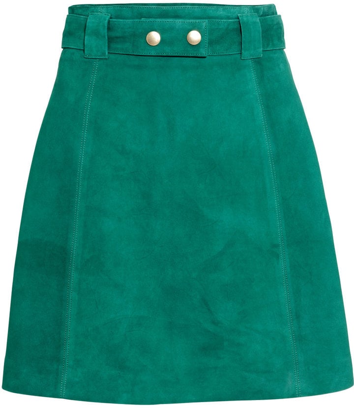 H&M Suede Skirt