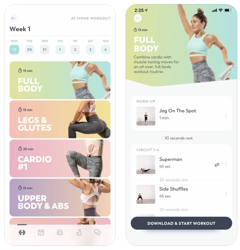 Top 25 Workout Apps For iOS & Android In 2024