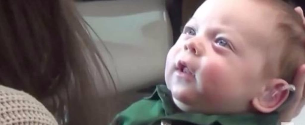 Baby's Reaction to Hearing His Parents For the First Time