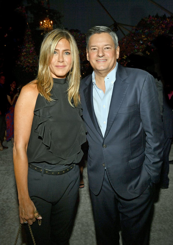Jennifer Aniston Wearing Black at Emmys Party