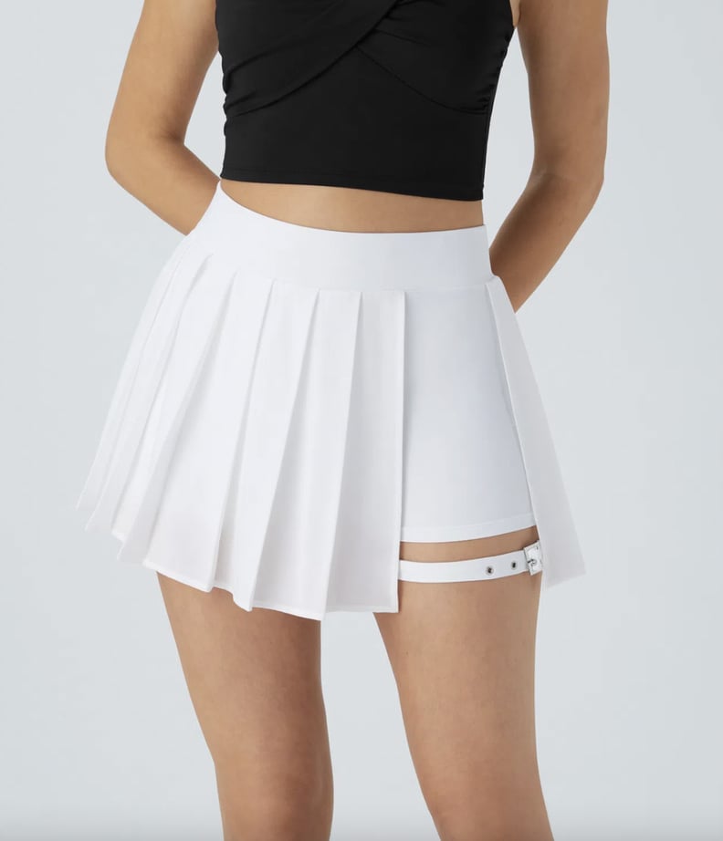 A Pleated Micro Skirt