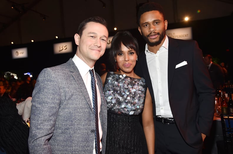 Kerry Washington and Nnamdi Asomugha at the 32nd Annual Film Independent Spirit Awards in 2017