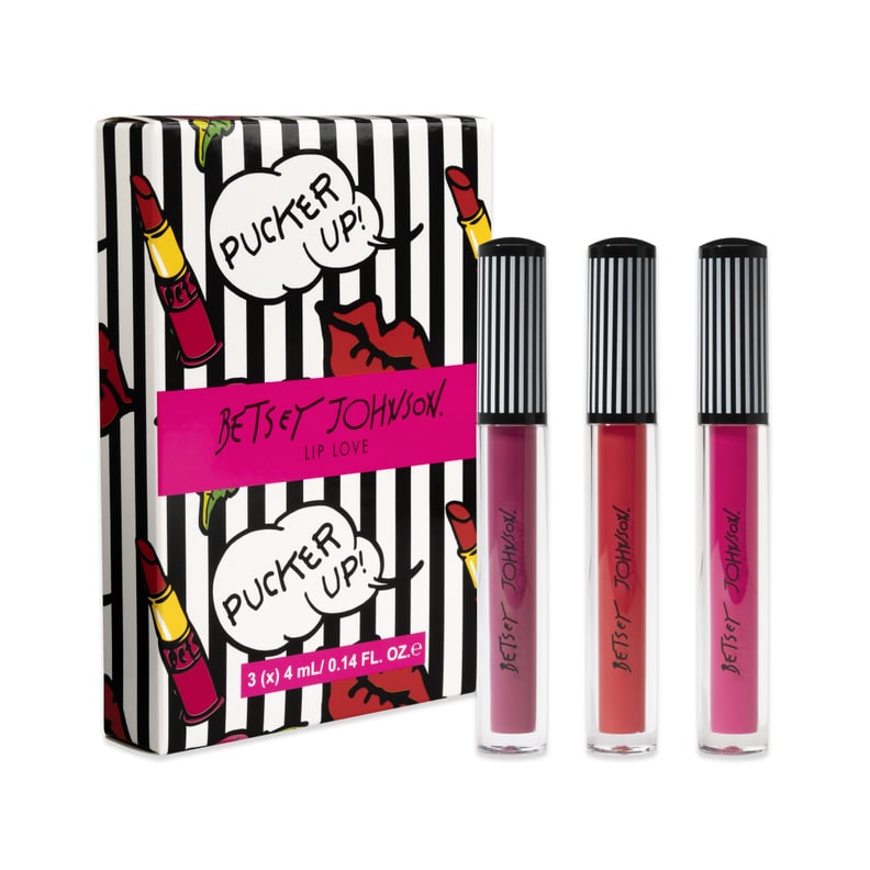 Betsey Johnson Lip Love Long Lasting Matte Liquid Lip Color Classic Color Kit