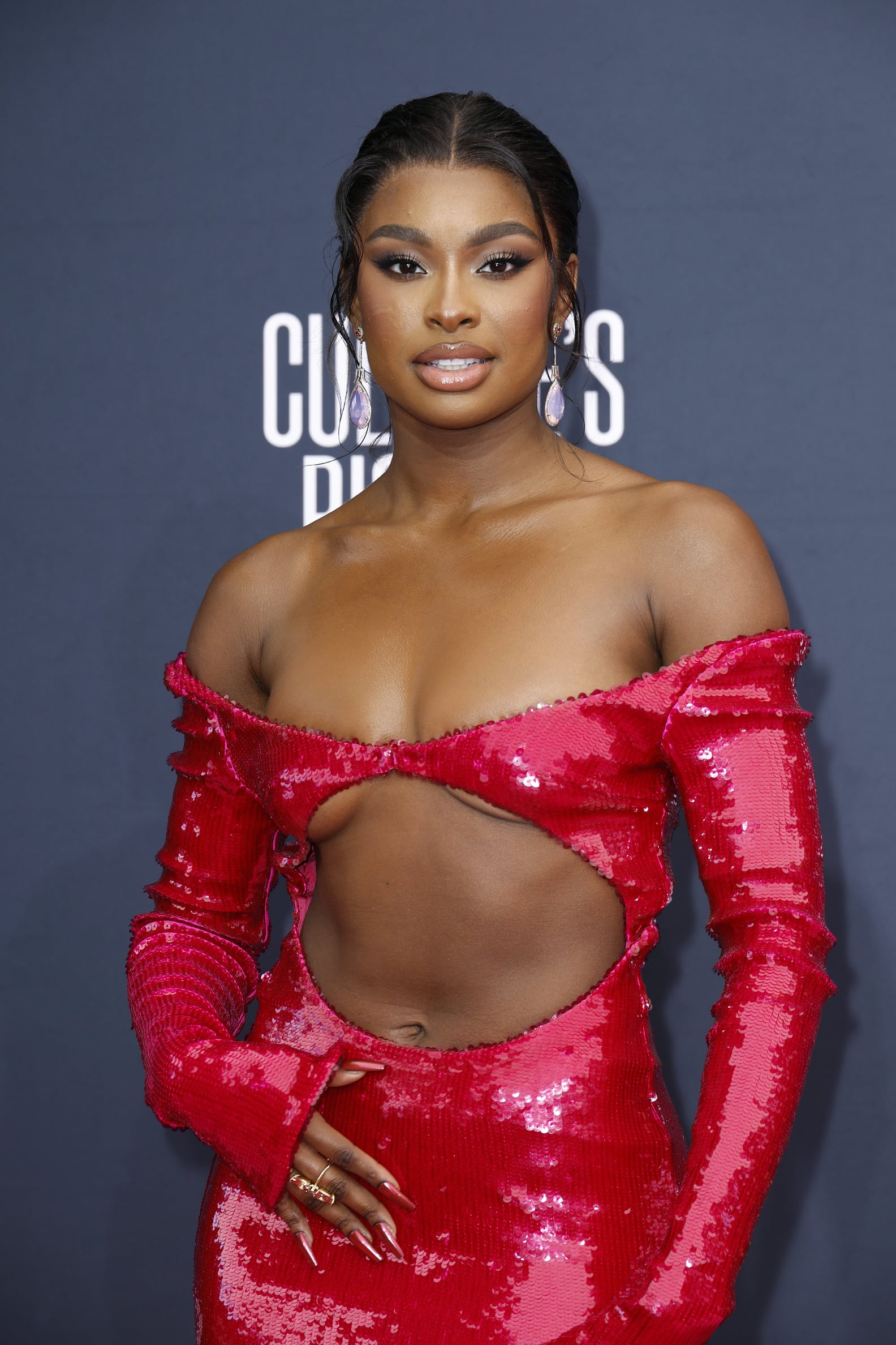Coco Jones's LaQuan Smith Cutout Gown at the BET Awards 2023 POPSUGAR