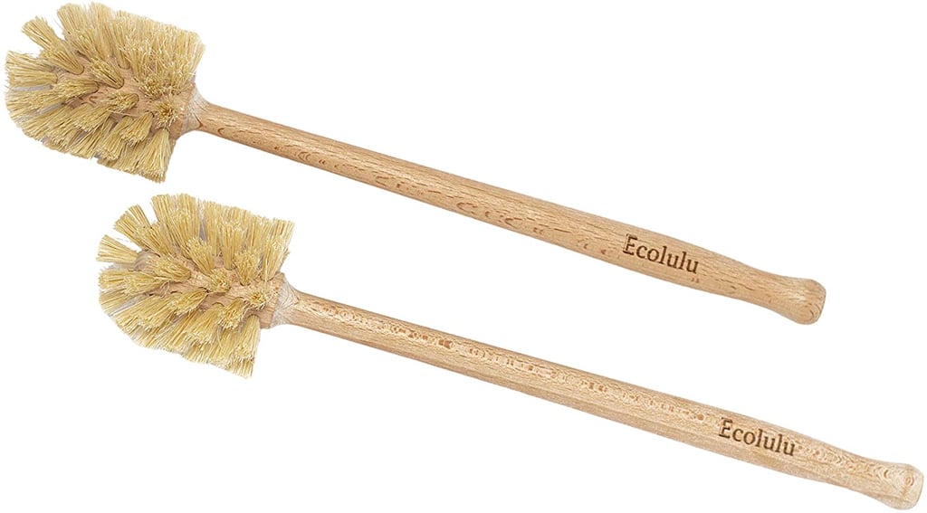 Use Zero-Waste Toilet Bowl Cleaner and a Bamboo Bruh