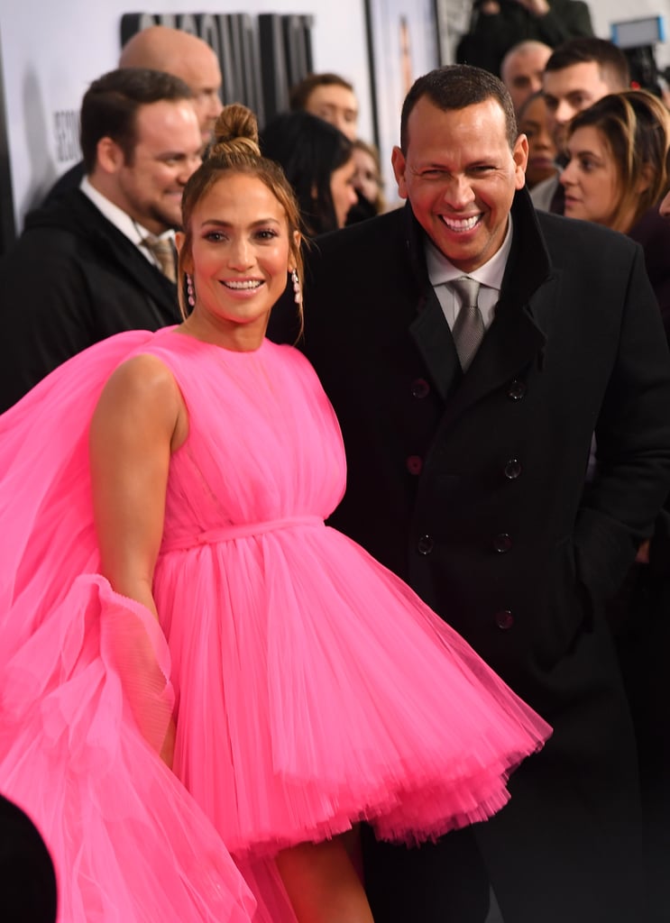 Jennifer Lopez's Hot-Pink Dress at the Second Act Premiere 2018