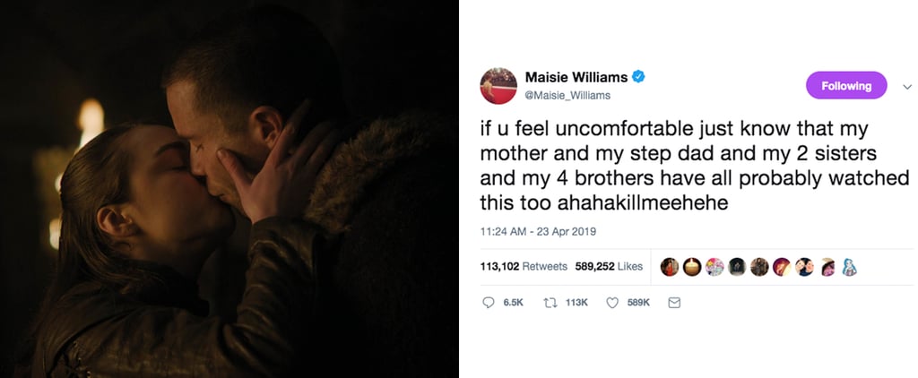 Maisie Williams's Family Watched Game of Thrones Sex Scene
