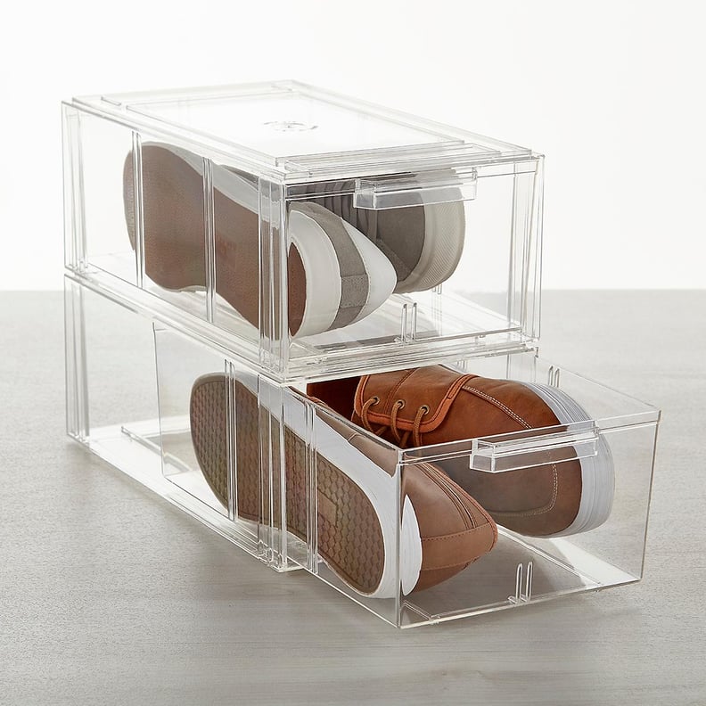 The Container Store Clear Stackable Large Shoe Drawer