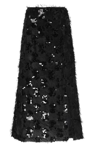 Macgraw Nocturnal Sequined Midi Skirt