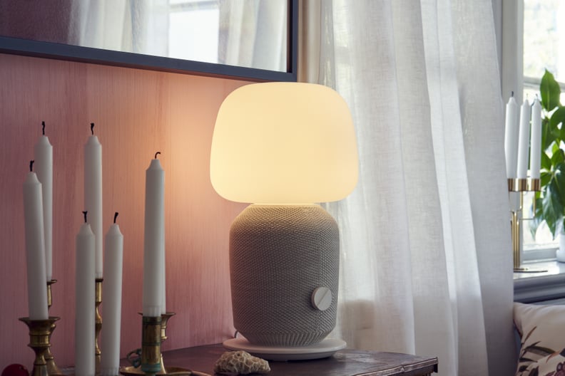 SYMFONISK Table Lamp With WiFi Speaker in Gray