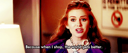 Your self-control is nonexistent, and you will always overbuy.