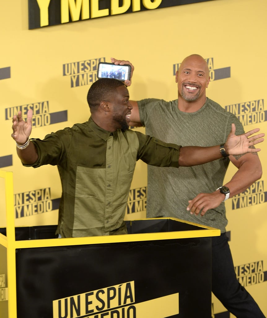 Dwayne Johnson at Central Intelligence Photocall in Madrid