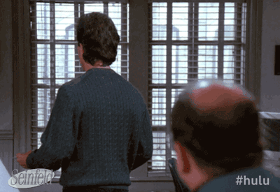 Jerry had a great view — not that he admired it.
