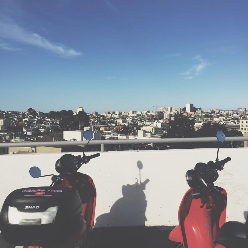 Rent Vespas and explore your city on a beautiful day.