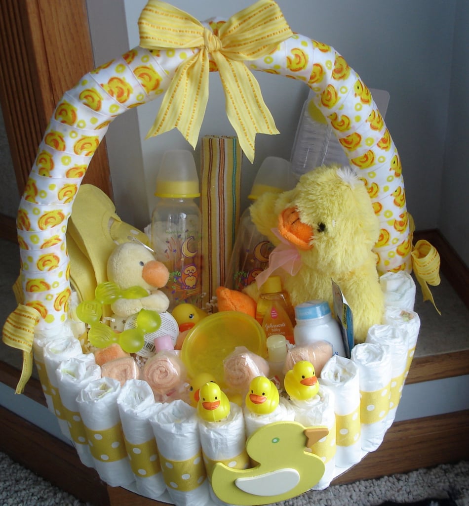 baby shower diaper basket