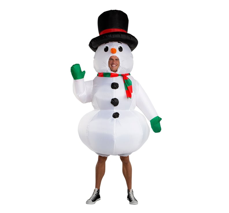 Inflatable snowman suit outlet